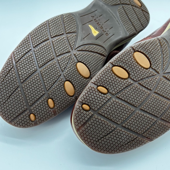 Sperry Top-Sider Brown Leather Gold Cup Boat Shoes w/Lambskin Lining Size 13 D - Picture 9 of 14